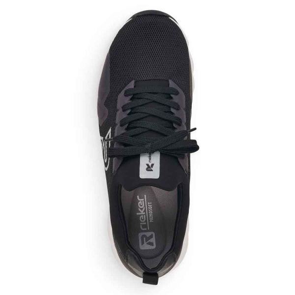 Rieker EVOLUTION Men's shoes | Style 07802 Athletic Lace-up - Black | Free Delivery