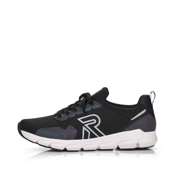 Rieker EVOLUTION Men's shoes | Style 07802 Athletic Lace-up - Black | Free Delivery