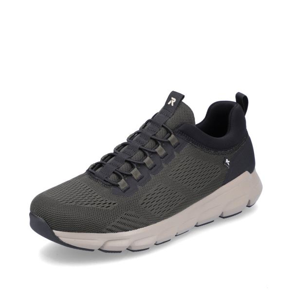 Rieker EVOLUTION Textile Men'S Shoes | 07805 Athleisure Shoes - Green | Free Delivery