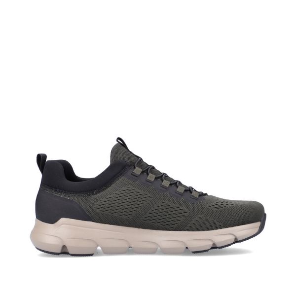 Rieker EVOLUTION Textile Men'S Shoes | 07805 Athleisure Shoes - Green | Free Delivery