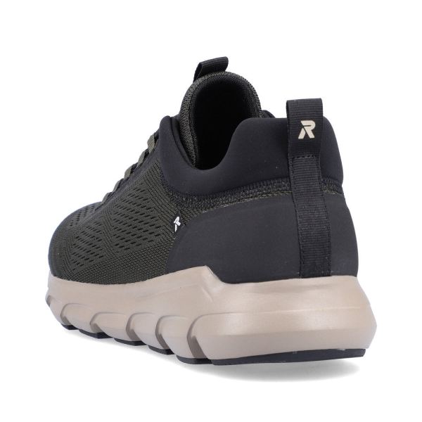Rieker EVOLUTION Textile Men'S Shoes | 07805 Athleisure Shoes - Green | Free Delivery