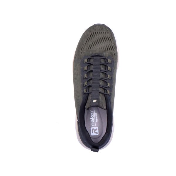 Rieker EVOLUTION Textile Men'S Shoes | 07805 Athleisure Shoes - Green | Free Delivery