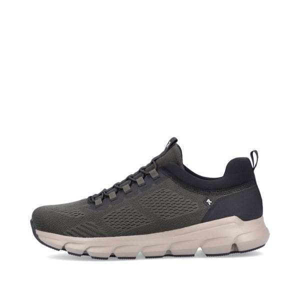 Rieker EVOLUTION Textile Men'S Shoes | 07805 Athleisure Shoes - Green | Free Delivery