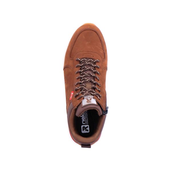 Rieker EVOLUTION Leather Men's boots| 07660-00 Ankle Boots - Brown | Free Delivery