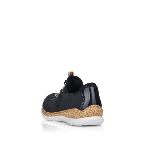 Rieker Women's shoes | Style N4263 Athletic Slip-on - Navy | Free Delivery