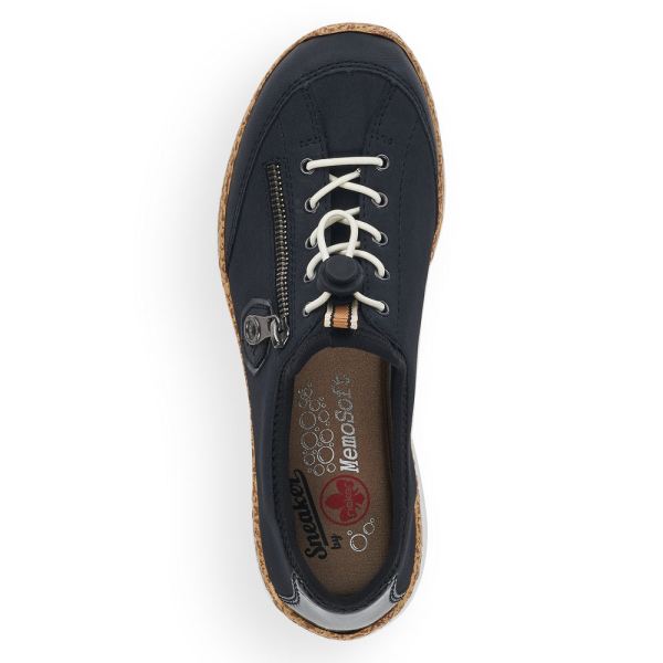 Rieker Women's shoes | Style N4263 Athletic Slip-on - Navy | Free Delivery