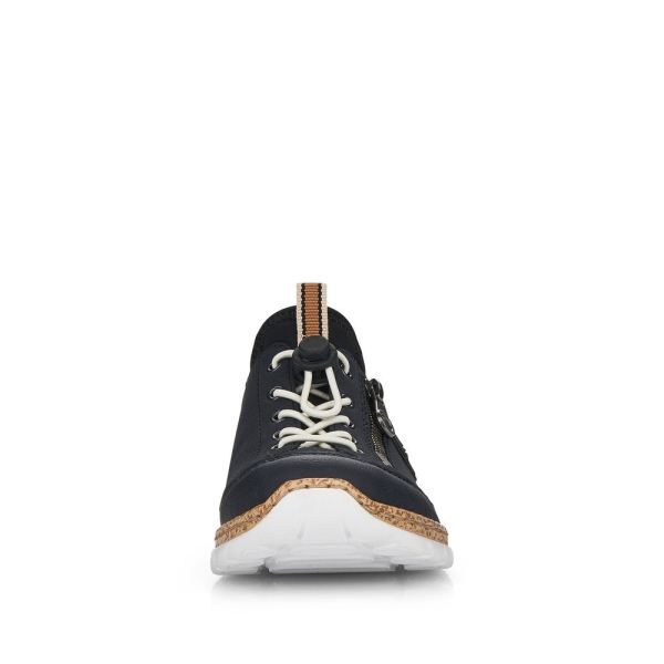 Rieker Women's shoes | Style N4263 Athletic Slip-on - Navy | Free Delivery