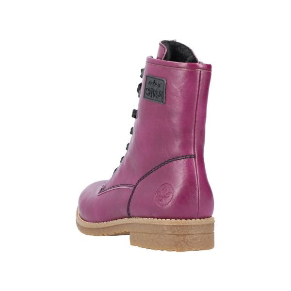 Rieker Synthetic Material Women's short boots| 73512 Ankle Boots - Red | Free Delivery
