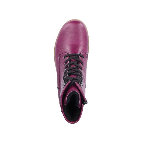 Rieker Synthetic Material Women's short boots| 73512 Ankle Boots - Red | Free Delivery