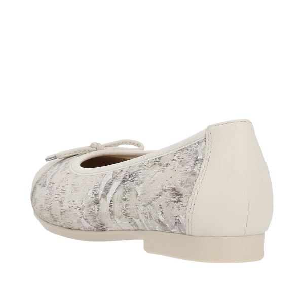 Remonte Women's shoes | Style D0K04 Dress Ballerina - Beige Combination | Free Delivery