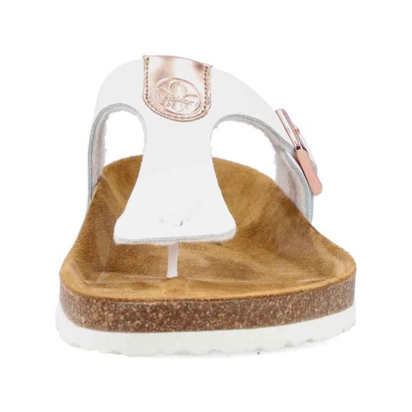 Rieker Women's sandals | Style V8391 Casual Flip Flop - White | Free Delivery