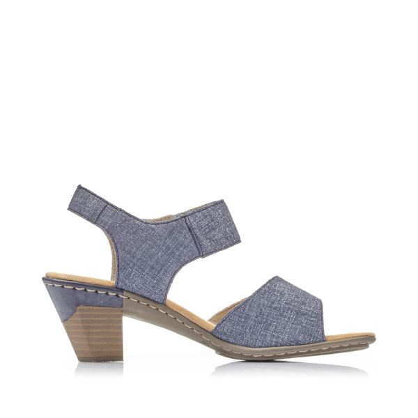 Rieker Women's sandals | Style 67369 Dress Sandal - Blue | Free Delivery
