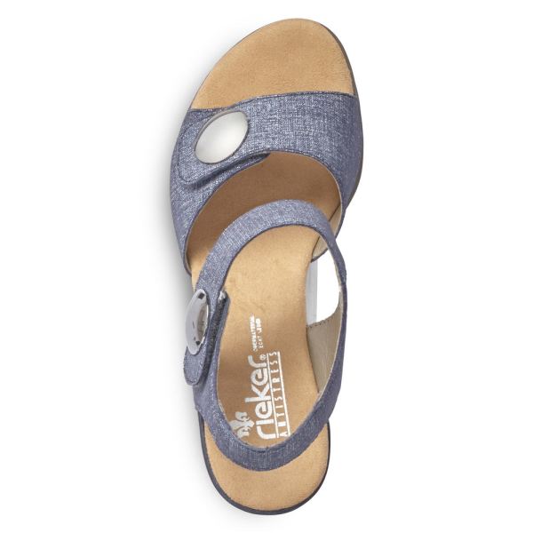Rieker Women's sandals | Style 67369 Dress Sandal - Blue | Free Delivery