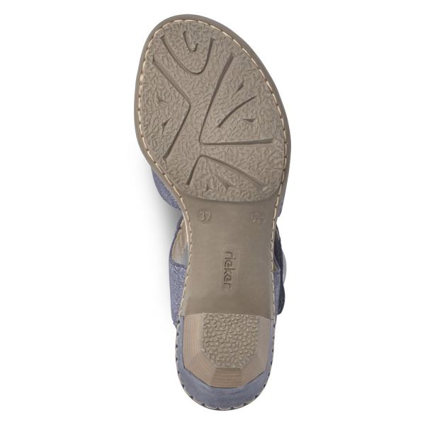 Rieker Women's sandals | Style 67369 Dress Sandal - Blue | Free Delivery