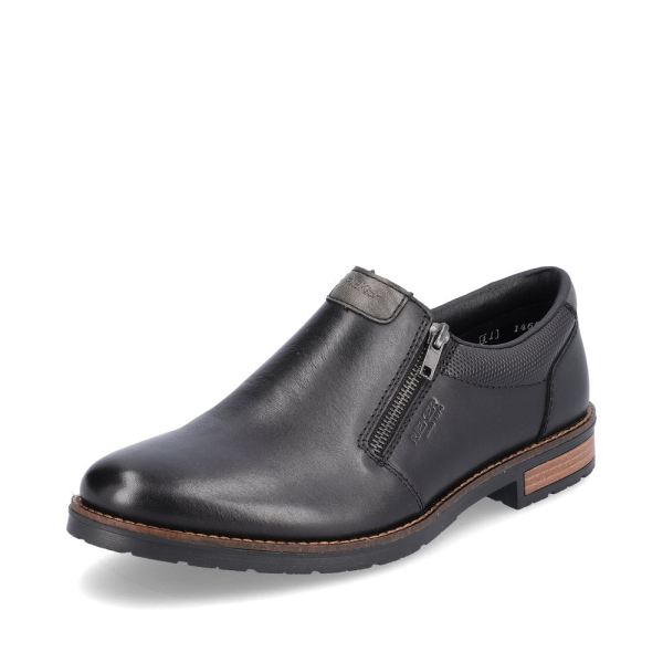 Rieker Men's shoes | Style 14661 Dress Zipper - Black | Free Delivery