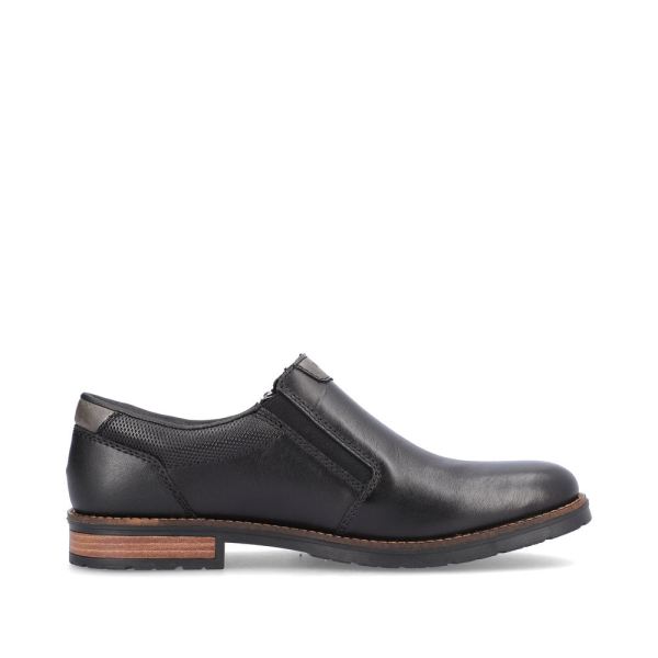Rieker Men's shoes | Style 14661 Dress Zipper - Black | Free Delivery