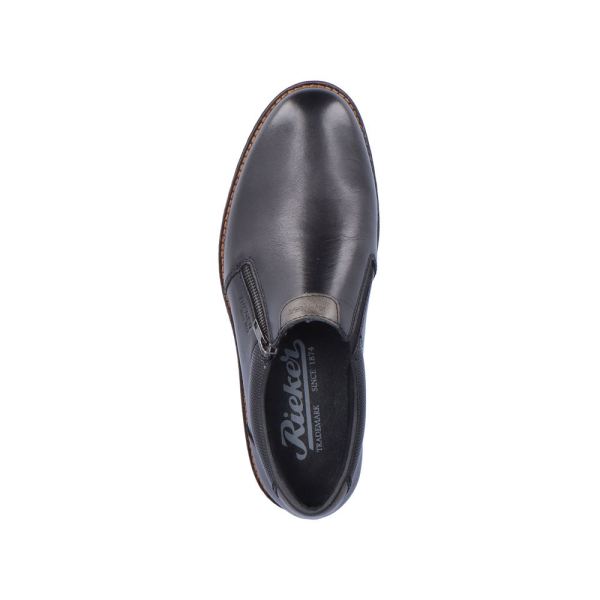 Rieker Men's shoes | Style 14661 Dress Zipper - Black | Free Delivery