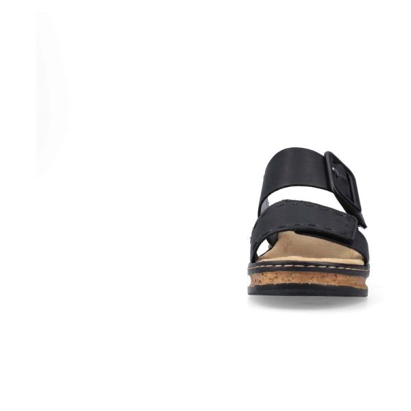 Rieker Women's sandals | Style 62950 Casual Sandal - Black | Free Delivery