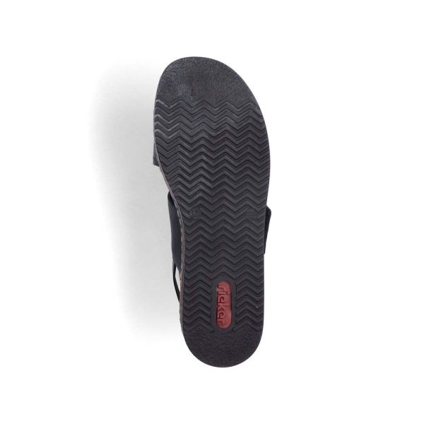 Rieker Women's sandals | Style 62950 Casual Sandal - Black | Free Delivery