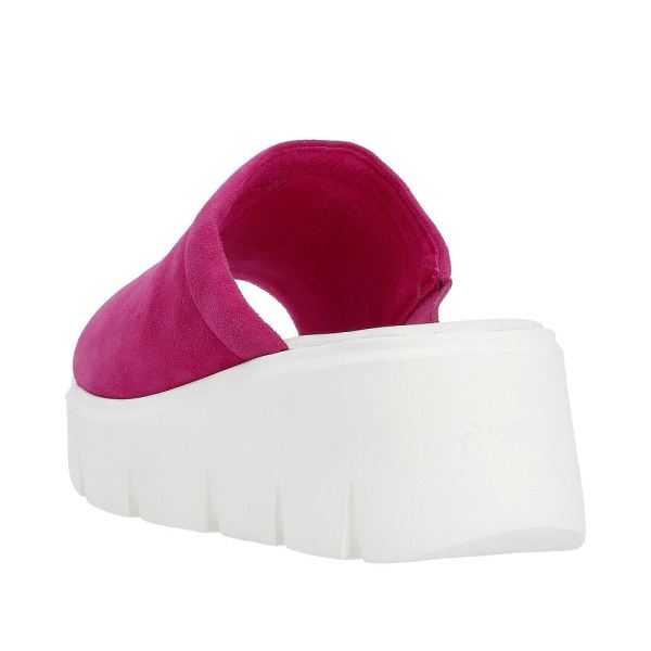 Rieker EVOLUTION Women's sandals | Style W1551 Casual Mule - Pink | Free Delivery