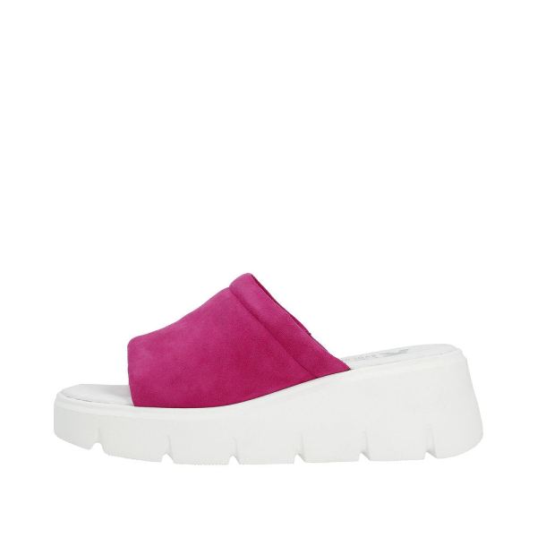 Rieker EVOLUTION Women's sandals | Style W1551 Casual Mule - Pink | Free Delivery