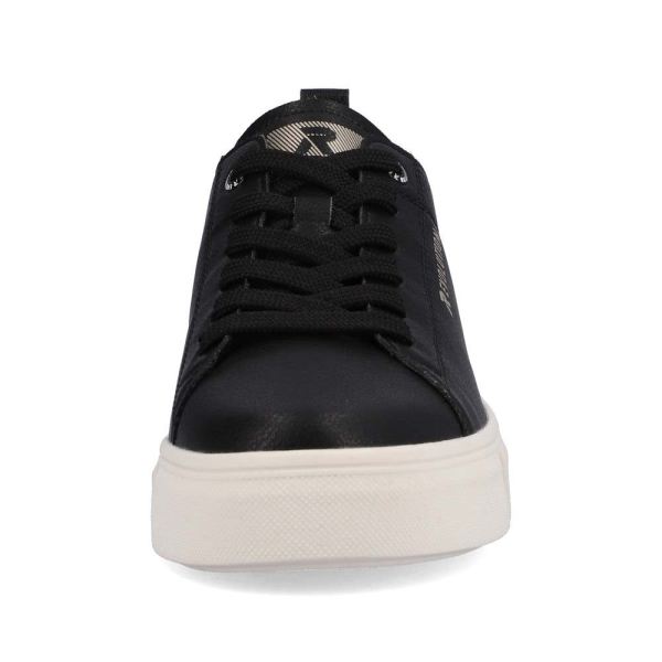 Rieker EVOLUTION Women's shoes | Style W0502 Athletic Lace-up - Black Combination | Free Delivery