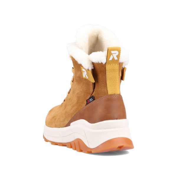 Rieker EVOLUTION Suede leather Women's Short Boots| W0060 Ankle Boots - Brown | Free Delivery