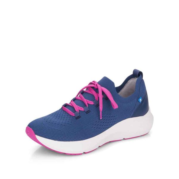 Rieker EVOLUTION Women's shoes | Style 42101 Athletic Slip-on - Blue | Free Delivery