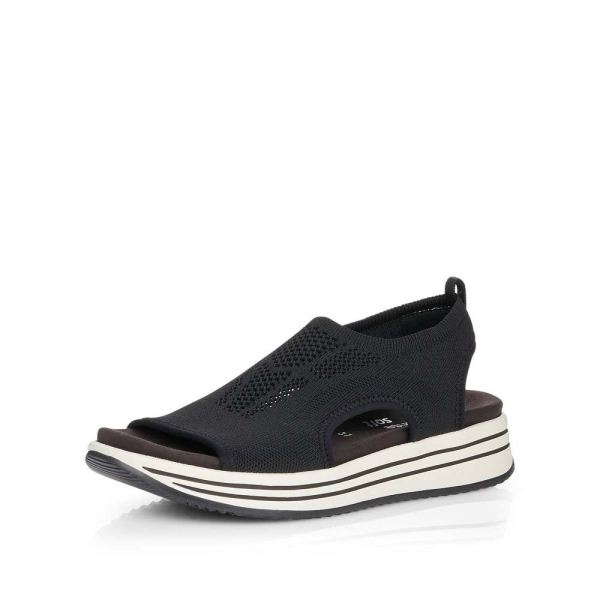 Remonte Women's sandals | Style R2955 Athletic Sandal - Black | Free Delivery