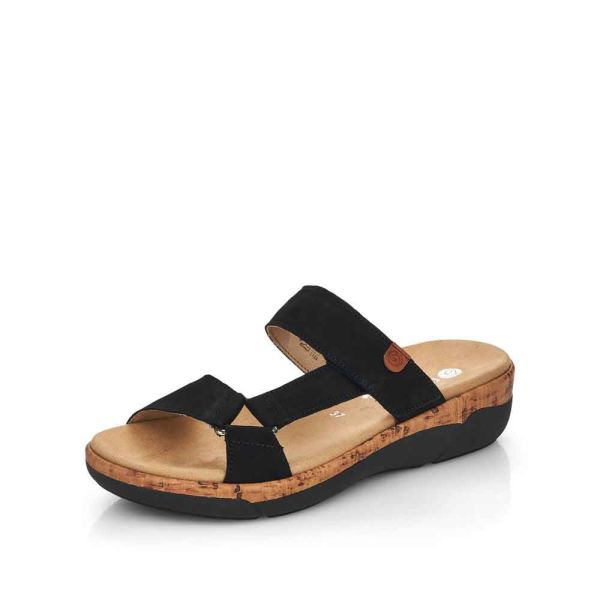 Remonte Women's sandals | Style R6856 Casual Mule - Black | Free Delivery