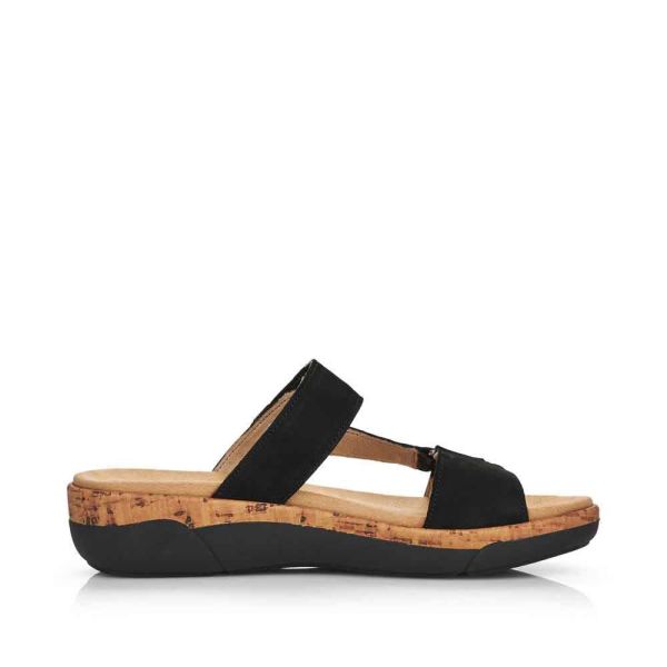 Remonte Women's sandals | Style R6856 Casual Mule - Black | Free Delivery