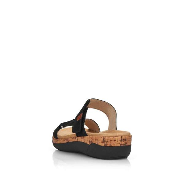 Remonte Women's sandals | Style R6856 Casual Mule - Black | Free Delivery
