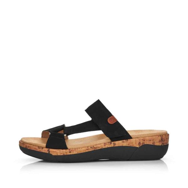 Remonte Women's sandals | Style R6856 Casual Mule - Black | Free Delivery