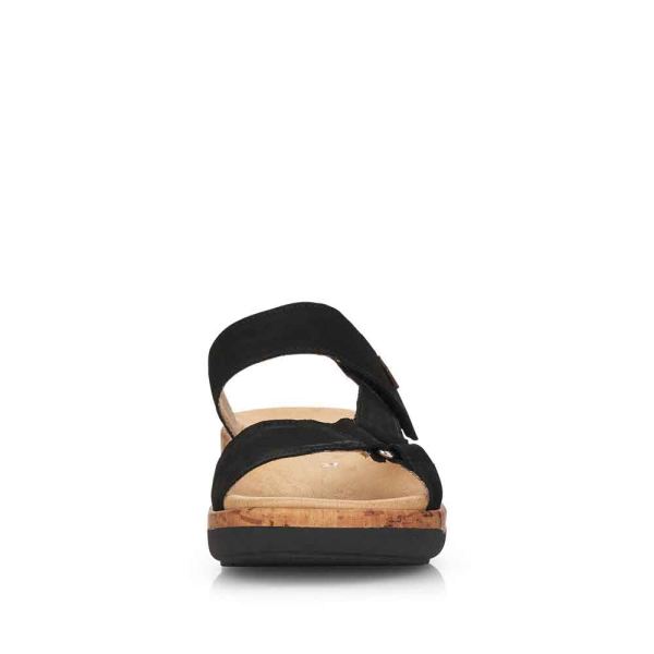Remonte Women's sandals | Style R6856 Casual Mule - Black | Free Delivery