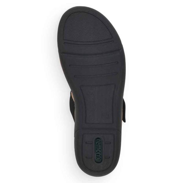 Remonte Women's sandals | Style R6856 Casual Mule - Black | Free Delivery