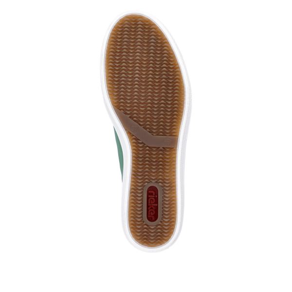 Rieker Women's shoes | Style L59L1 Athletic Lace-up with zip - Green | Free Delivery