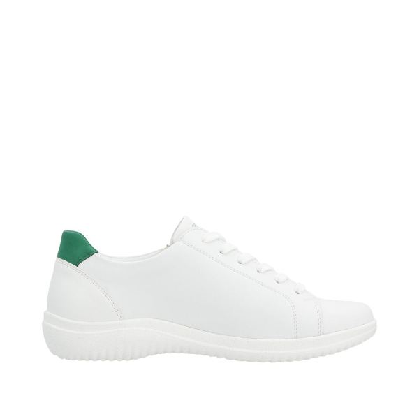 Remonte Women's shoes | Style D1E01 Athletic Lace-up with zip - Green | Free Delivery