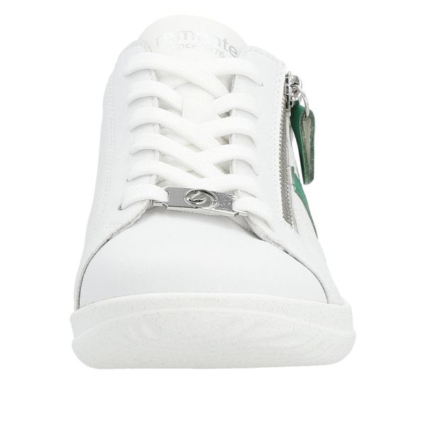 Remonte Women's shoes | Style D1E01 Athletic Lace-up with zip - Green | Free Delivery