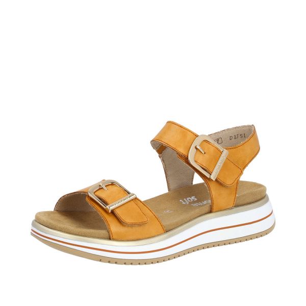 Remonte Women's sandals | Style D1J51 Casual Sandal - Orange | Free Delivery
