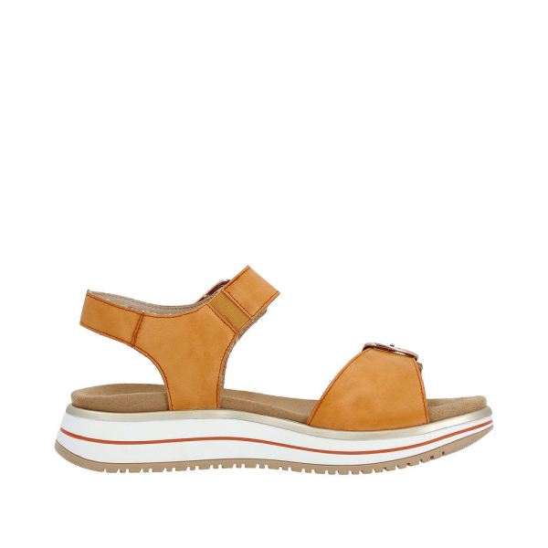 Remonte Women's sandals | Style D1J51 Casual Sandal - Orange | Free Delivery