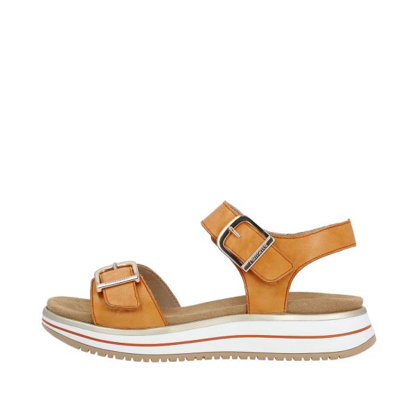 Remonte Women's sandals | Style D1J51 Casual Sandal - Orange | Free Delivery