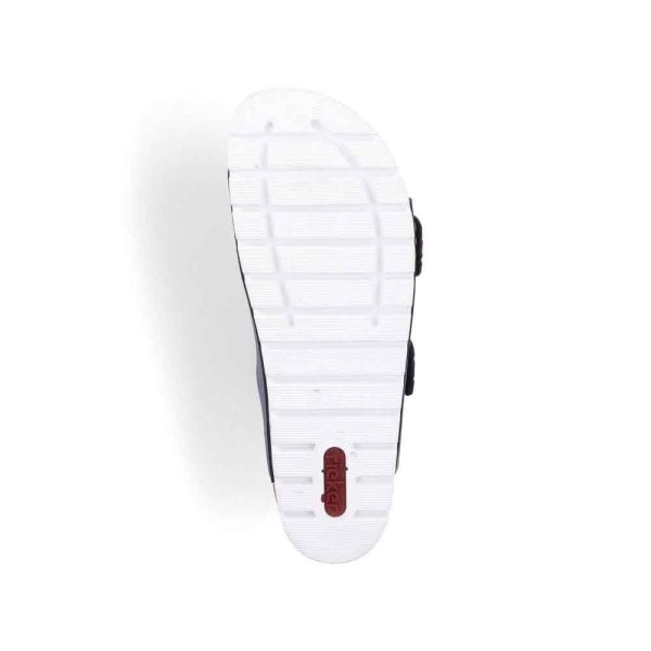 Rieker Women's sandals | Style 69550 Casual Mule - Blue | Free Delivery
