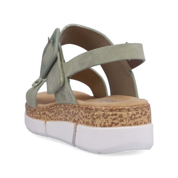 Rieker Women's sandals | Style V2350 Casual Sandal - Green | Free Delivery