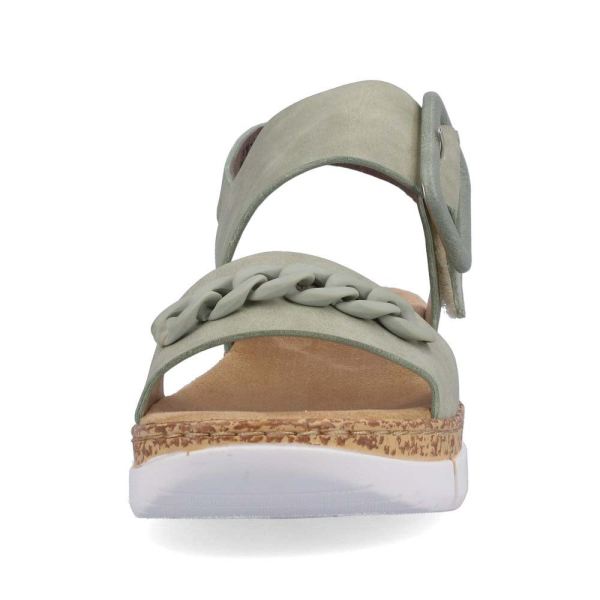 Rieker Women's sandals | Style V2350 Casual Sandal - Green | Free Delivery
