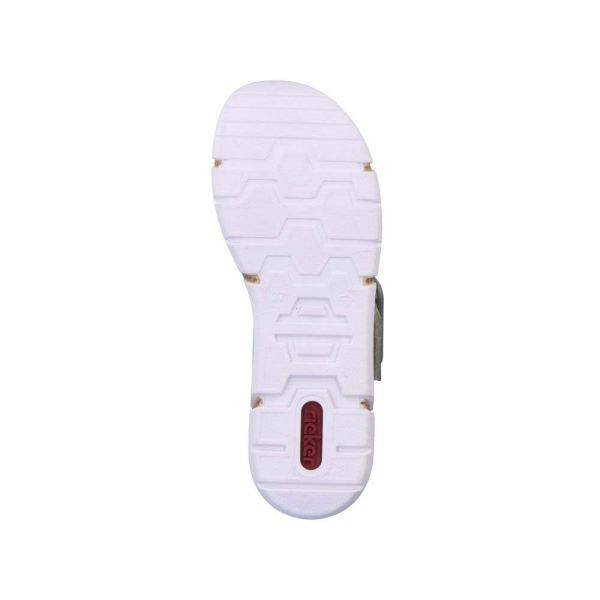 Rieker Women's sandals | Style V2350 Casual Sandal - Green | Free Delivery