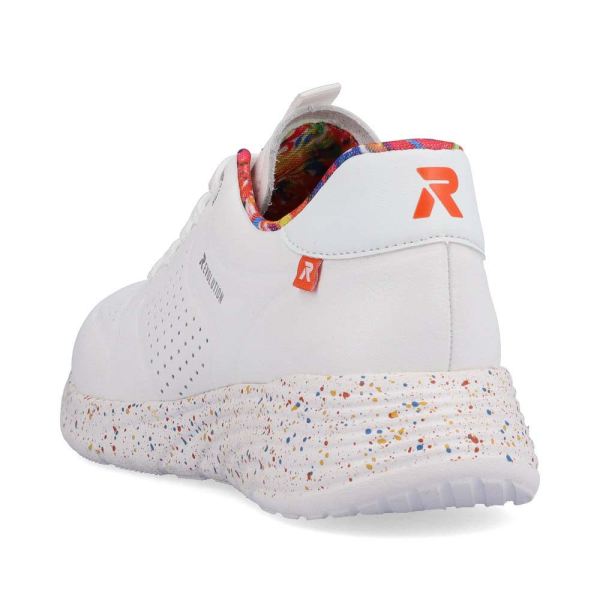 Rieker EVOLUTION Women's shoes | Style W0402 Athletic Lace-up - White | Free Delivery