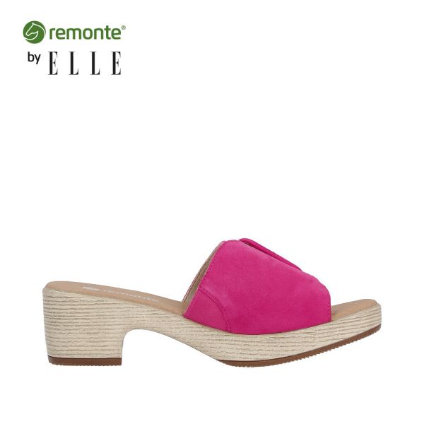 Remonte Women's sandals | Style D0N56 Dress Mule - Pink | Free Delivery