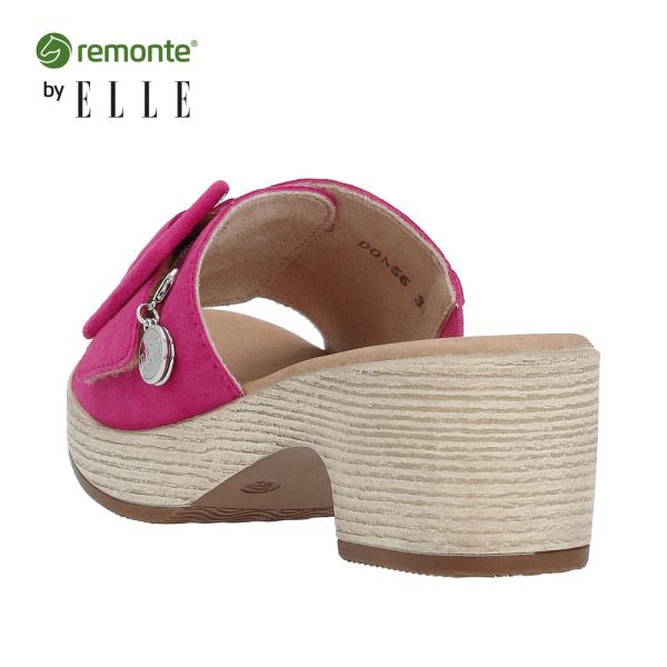 Remonte Women's sandals | Style D0N56 Dress Mule - Pink | Free Delivery