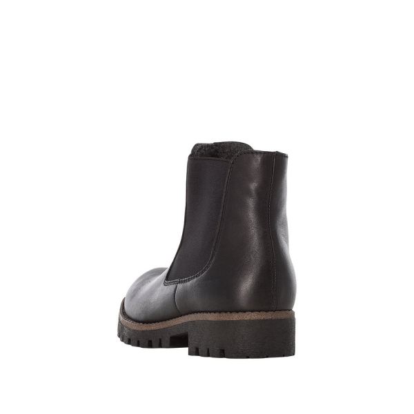 Rieker Leather Women's short boots| 78570 Ankle Boots - Black | Free Delivery