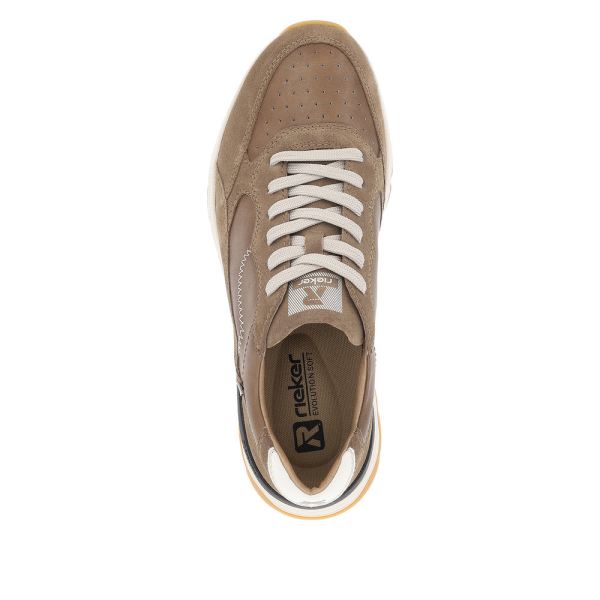 Rieker EVOLUTION Men's shoes | Style U0901 Athletic Lace-up - Brown | Free Delivery